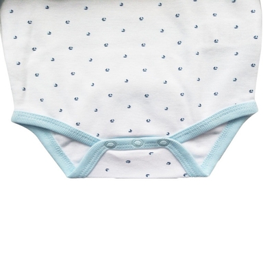 Snap Button Closure 100% Cotton Baby Rompers for in Autumn Long Sleeve and 0-3 Months