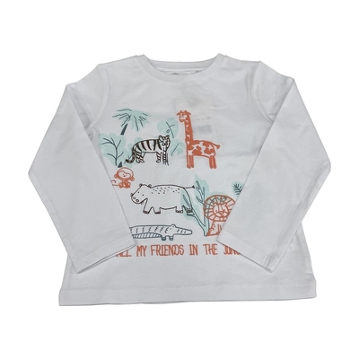Comfortable 0-3month Smart Casual Style Toddler Clothes Stock Lots with Cartoon Pattern