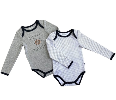 100% Cotton Customized Color Snap Button Long Sleeve Romper for Newborn Baby in Winter