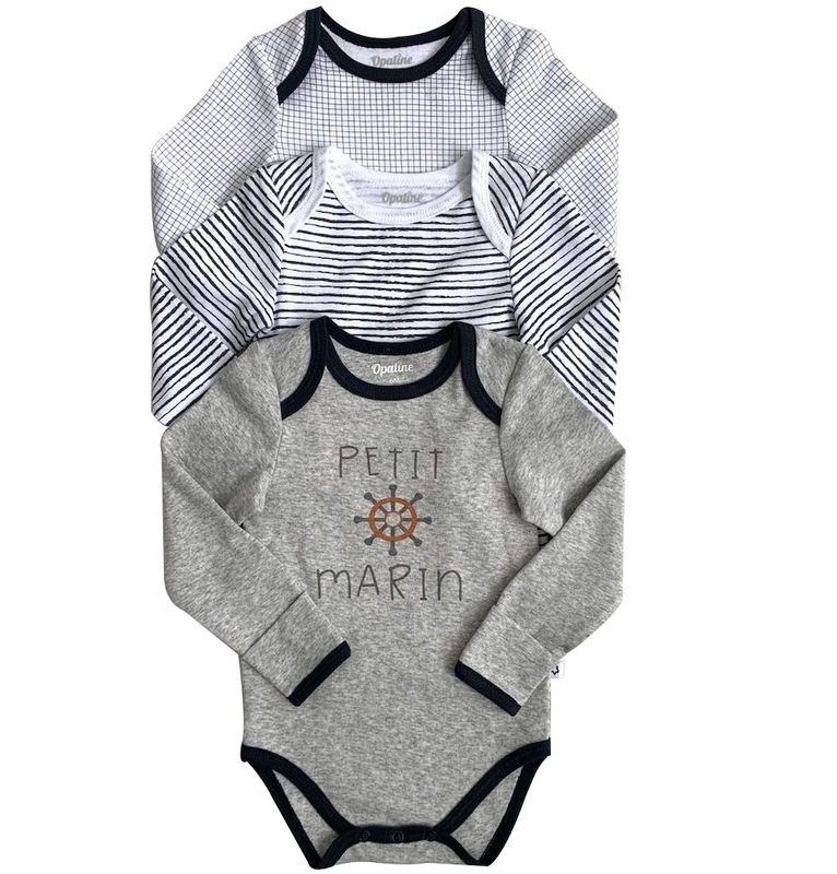 Baby Boys Clothing Onesie Rompers Set Fashionable Snap Button 12 Monthly Newborn 3 Piece